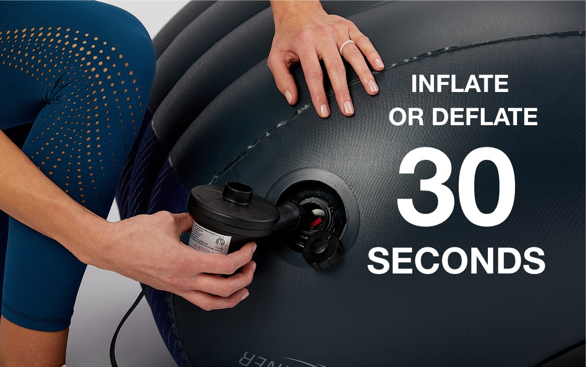 Inflate or deflate in 30 seconds
